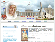 Tablet Screenshot of legiondemarie-ci.com